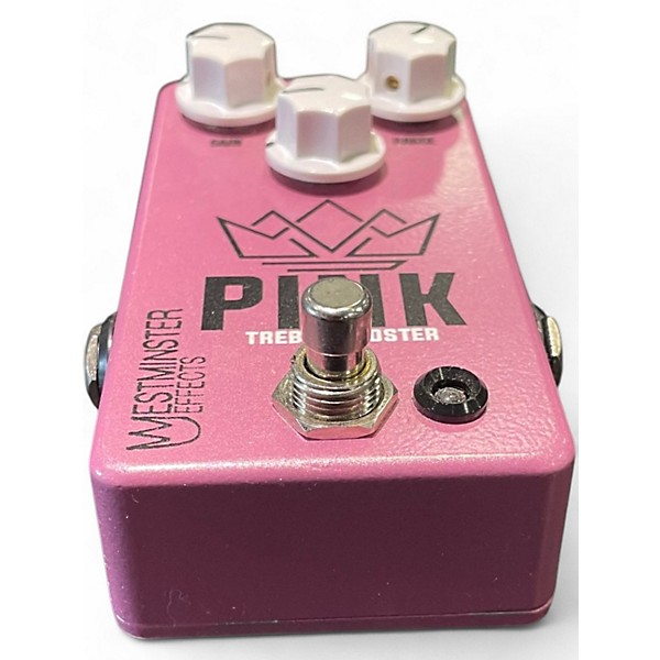 Used Westminster Effects Pink Treble Booster Effect Pedal