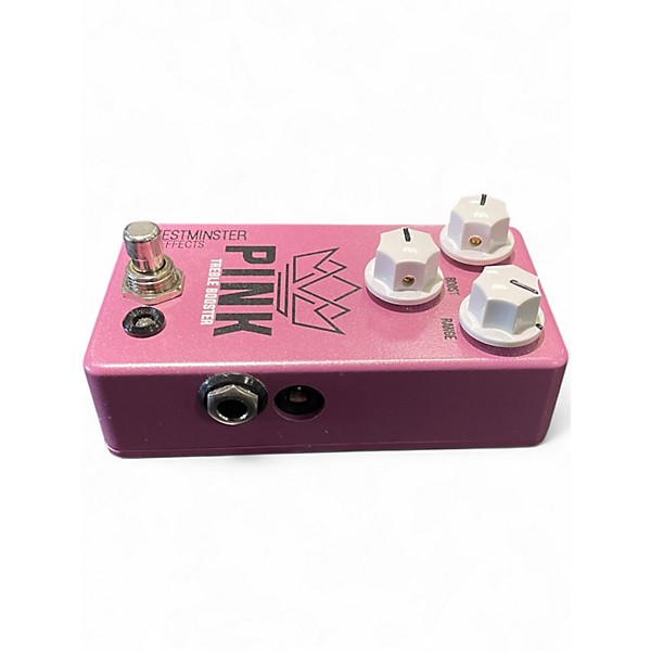 Used Westminster Effects Pink Treble Booster Effect Pedal