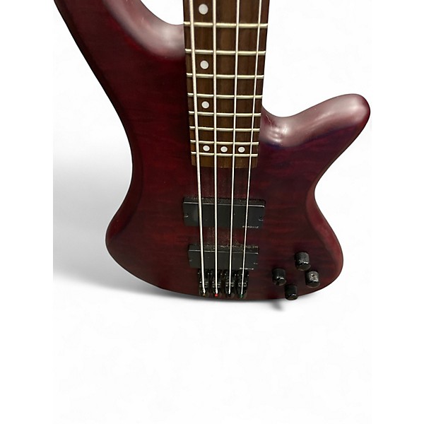 Used Schecter Guitar Research CUSTOM  4 VAMPIRE RED Electric Bass Guitar