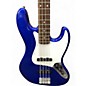 Used Squier Affinity Jazz Bass Blue Electric Bass Guitar