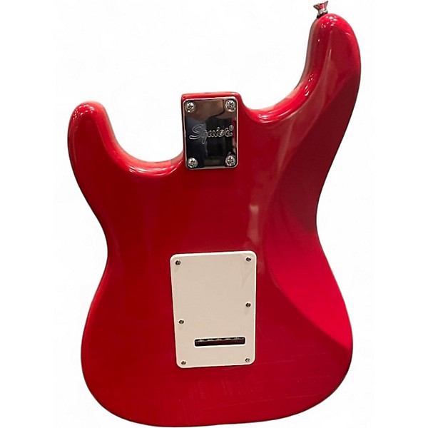 Used Squier Affinity Stratocaster Candy Apple Red Solid Body Electric Guitar