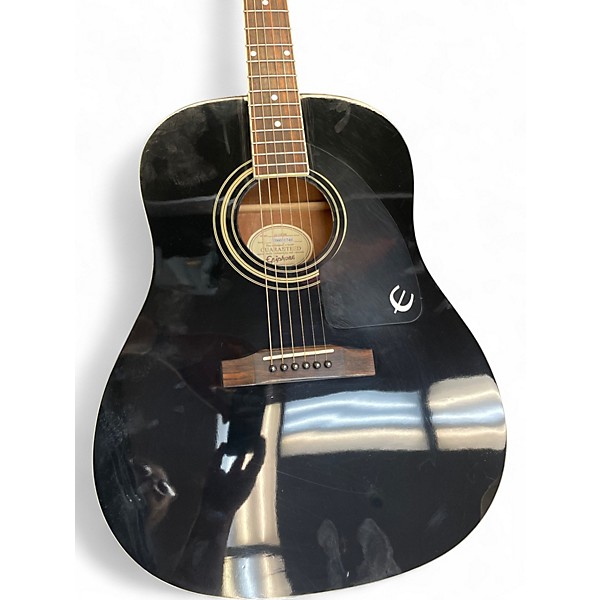 Used Epiphone AJ-100 Black Acoustic Guitar