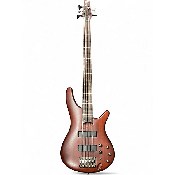Used Ibanez SR505 5 String Mahogany Electric Bass Guitar