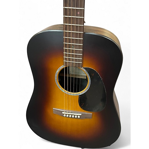 Used Martin DX2 2 Color Sunburst Acoustic Electric Guitar