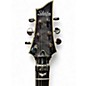 Used Schecter Guitar Research Omen Extreme 6 Floyd Rose Left Handed Trans Black Electric Guitar