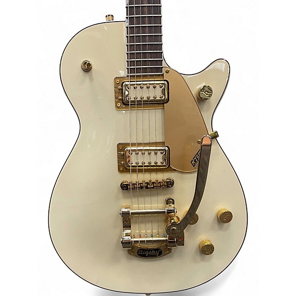 Used Gretsch Guitars Electromatic Pristine Jet Single-Cut White Gold Solid Body Electric Guitar