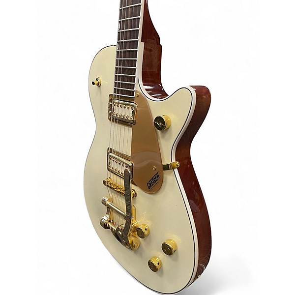 Used Gretsch Guitars Electromatic Pristine Jet Single-Cut White Gold Solid Body Electric Guitar