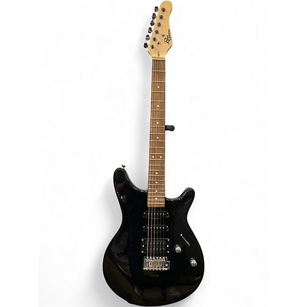 Used Rogue Rocketeer Black Solid Body Electric Guitar