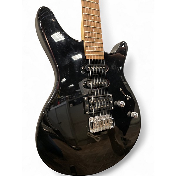 Used Rogue Rocketeer Black Solid Body Electric Guitar