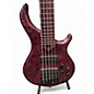 Used Jh Ealum 5 STRING Red Electric Bass Guitar