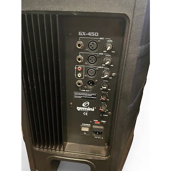 Used Gemini GX450 PAIR Powered Speaker