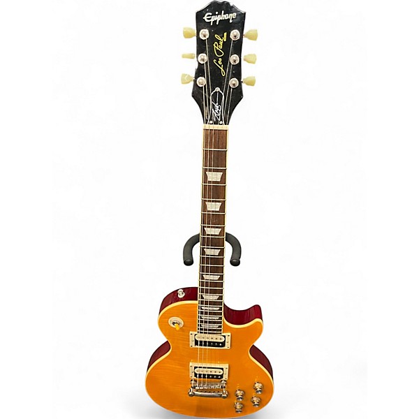 Used Epiphone Slash Signature Les Paul Classic Honey Burst Solid Body Electric Guitar