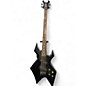 Used B.C. Rich Warlock One Bass Black Electric Bass Guitar thumbnail