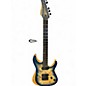 Used Schecter Guitar Research REAPER 6 TRANS BLUE BURST Solid Body Electric Guitar thumbnail