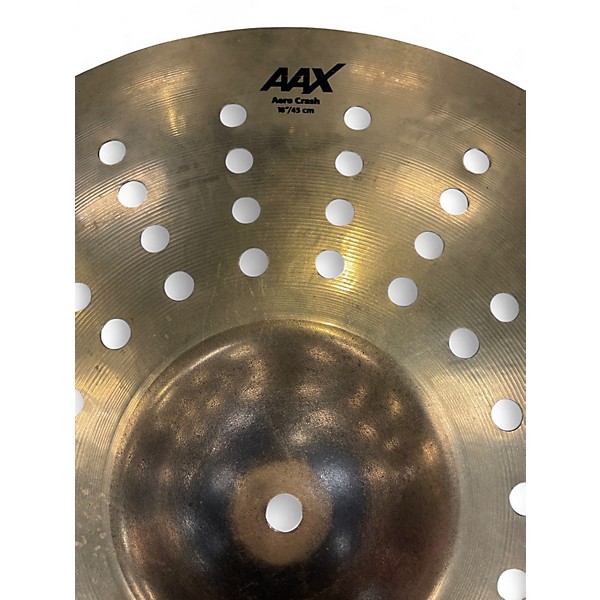 Used SABIAN 18in AAX Aero Crash Cymbal
