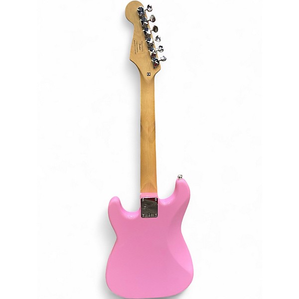 Used Fender Squier Mini Shell Pink Solid Body Electric Guitar