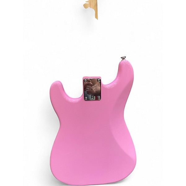 Used Fender Squier Mini Shell Pink Solid Body Electric Guitar
