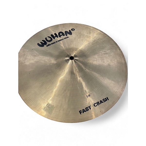 Used Wuhan Cymbals & Gongs 14in Fast Crash Cymbal