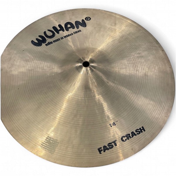 Used Wuhan Cymbals & Gongs 14in Fast Crash Cymbal