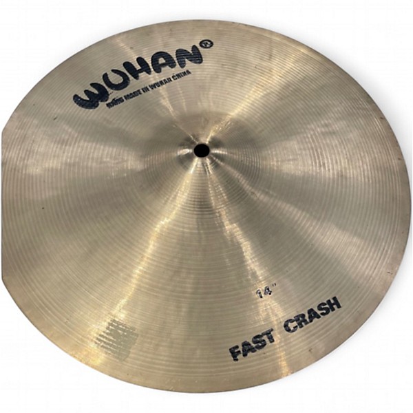 Used Wuhan Cymbals & Gongs 14in Fast Crash Cymbal