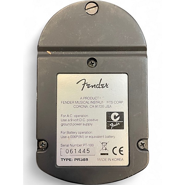 Used Fender PT-100 Tuner Pedal