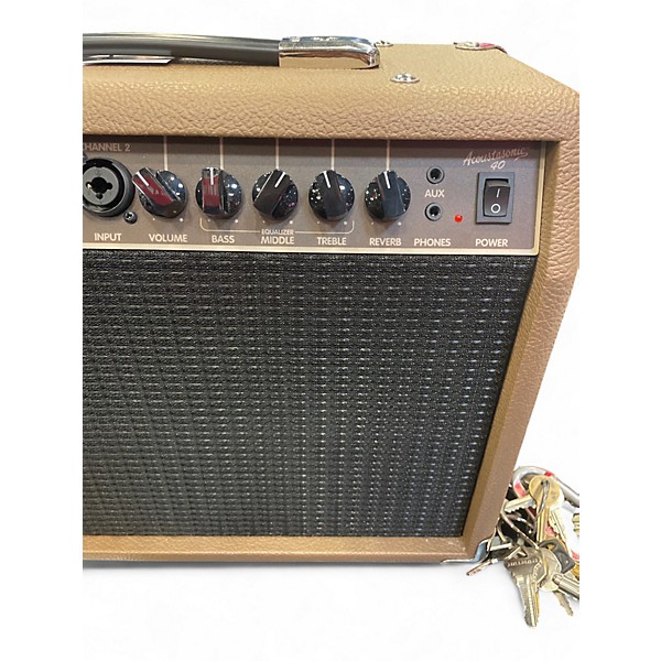 Used Fender Acoustasonic Jr 40W Acoustic Guitar Combo Amp