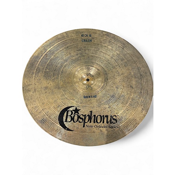 Used Bosphorus Cymbals 18in NEW ORLEANS CRASH Cymbal