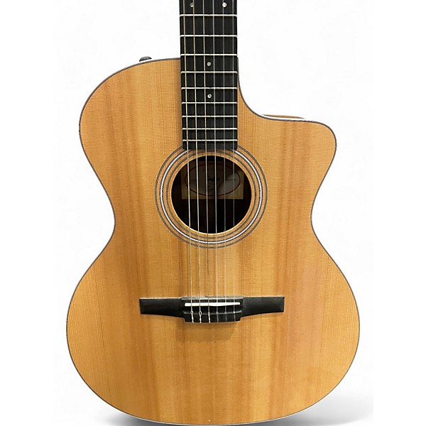 Used Taylor 214CEN Natural Classical Acoustic Electric Guitar