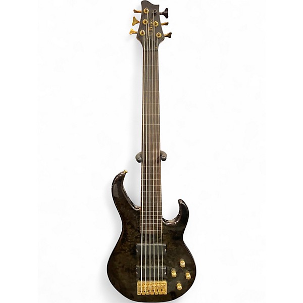 Used Brice HXB406 DARK GRREN Electric Bass Guitar