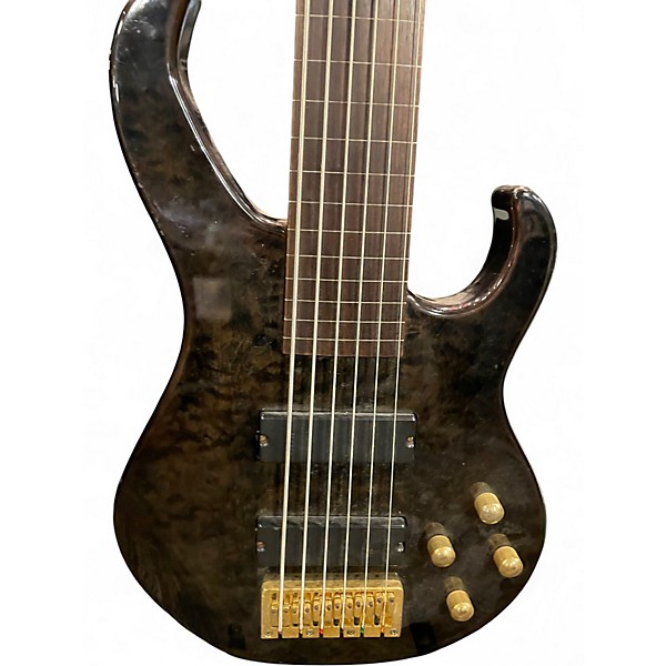 Used Brice HXB406 DARK GRREN Electric Bass Guitar