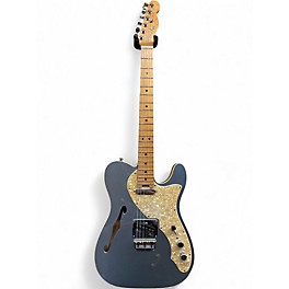 Used Fender American Elite Thinline Telecaster mystic blue ice Hollow Body Electric Guitar