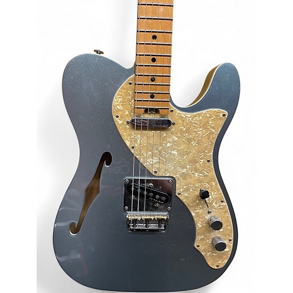 Used Fender American Elite Thinline Telecaster mystic blue ice Hollow Body Electric Guitar