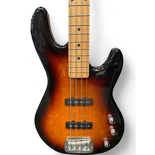 Used G&L Tribute JB2 2 Color Sunburst Electric Bass Guitar