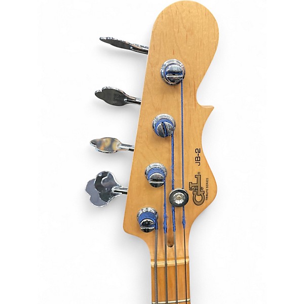 Used G&L Tribute JB2 2 Color Sunburst Electric Bass Guitar