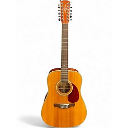 Used Alvarez AD60S Natural 12 String Acoustic Electric Guitar