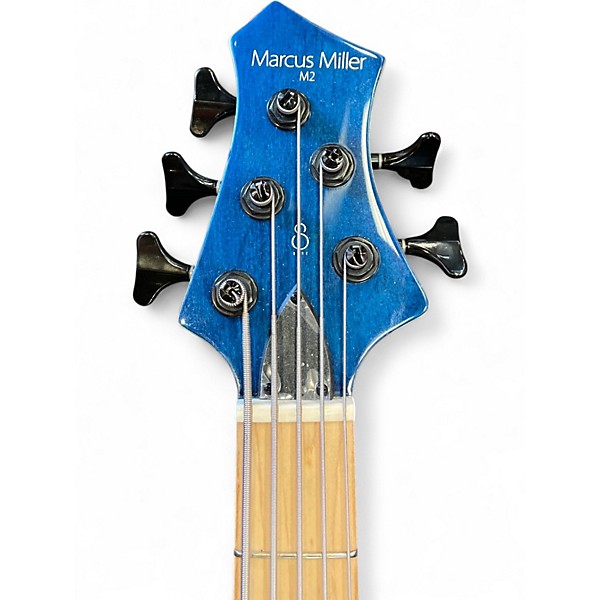 Used Marcus Miller M2 Blue Electric Bass Guitar