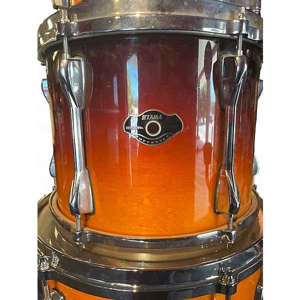 Used TAMA 5 Piece Superstar Trans Orange Drum Kit
