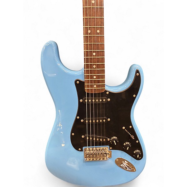 Used Squier STRATOCASTER SONIC Blue Solid Body Electric Guitar
