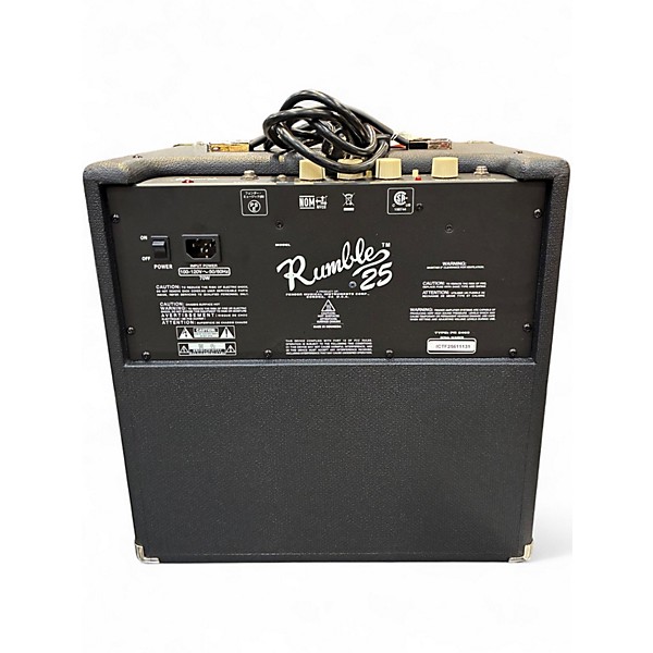 Used Fender Rumble 25 25W 1x10 Bass Combo Amp