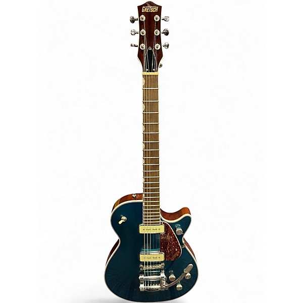 Used Gretsch Guitars G5210T-P90 Electromatic Jet Two 90 Single-Cut w/ Bigsby B50 PETROL Solid Body Electric Guitar