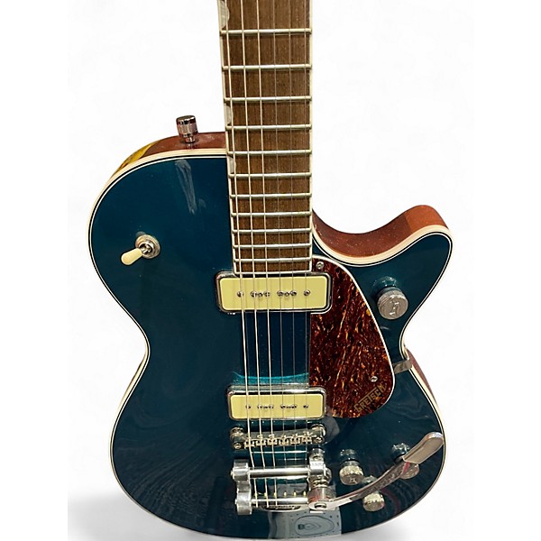 Used Gretsch Guitars G5210T-P90 Electromatic Jet Two 90 Single-Cut w/ Bigsby B50 PETROL Solid Body Electric Guitar