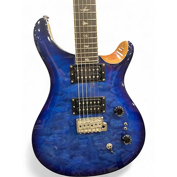 Used PRS SE CUSTOM 24  Blue Burst Solid Body Electric Guitar
