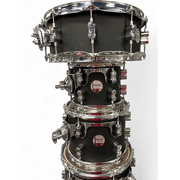 Used PDP by DW 7 Piece Concept Series Black Drum Kit