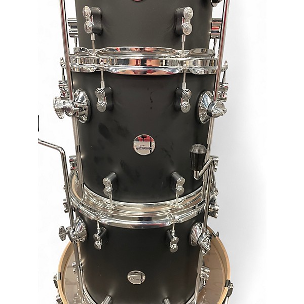 Used PDP by DW 7 Piece Concept Series Black Drum Kit
