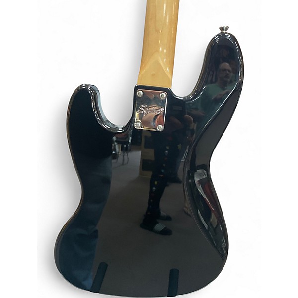 Used Squier Classic Vibe 70s Jazz Bass Black Electric Bass Guitar