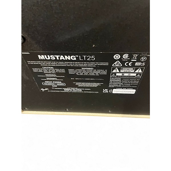 Used Fender Mustang LT25 25W 1x8 Guitar Combo Amp