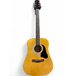 Used Silvertone PD2 Natural Acoustic Guitar