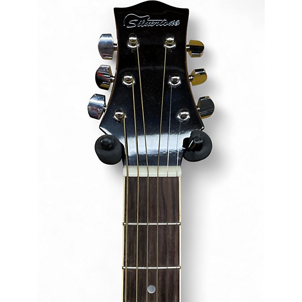 Used Silvertone PD2 Natural Acoustic Guitar