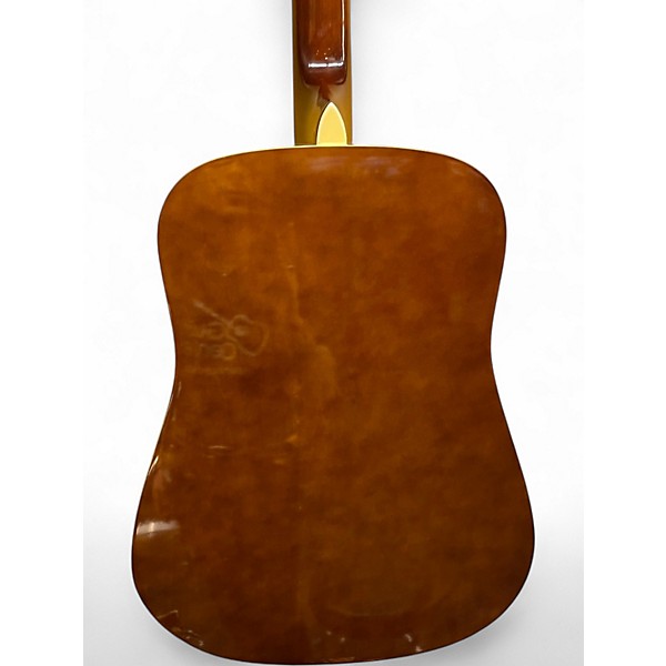 Used Silvertone PD2 Natural Acoustic Guitar