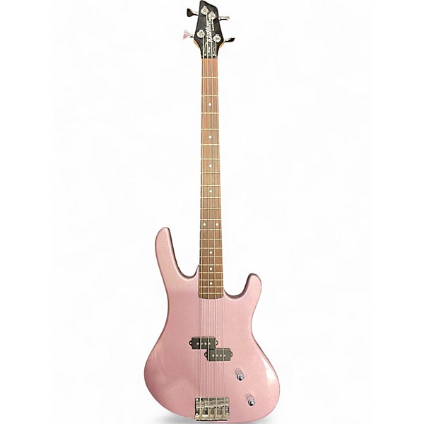 Used Washburn XB100 Pink Electric Bass Guitar